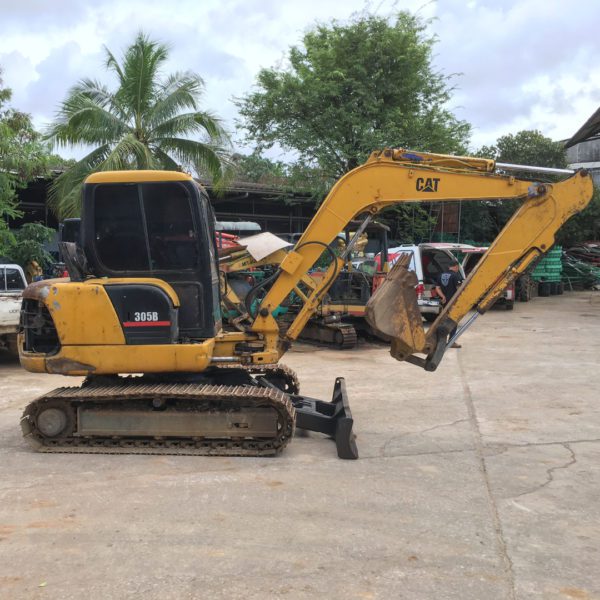 รถขุดเล็ก MITSUBISHI รุ่น MM45T ทำสี CAT ขนาด 4.5 ตัน [เบอร์ 48] - Image 4