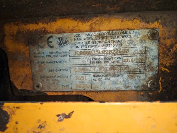 รถขุดมือสอง JCB รุ่น 8035 ZTS ขนาด 3.6 ตัน [No.77] - Image 18