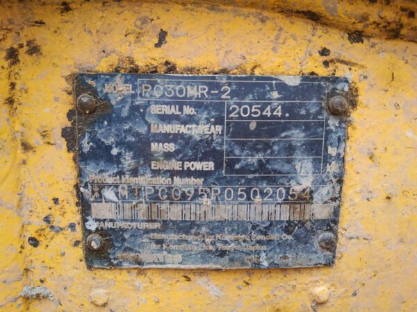 รถขุดมือสอง KOMATSU รุ่น PC30MR-2 ตู้แอร์ ขนาด 3.4 ตัน [No.99] - Image 27