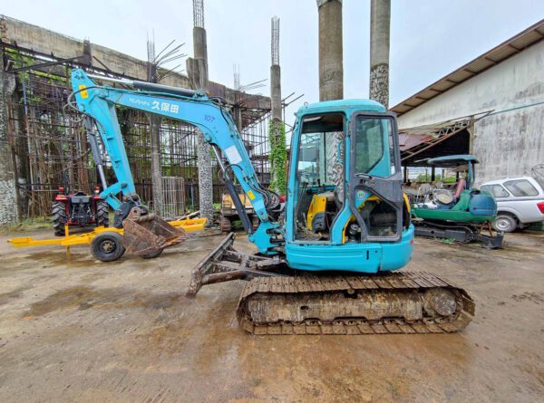 รถขุดมือสอง KUBOTA รุ่น KX155-3SZ ขนาด 5 ตัน [No.107]