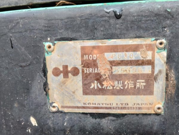 รถขุดมือสอง KOMATSU รุ่น PC20-7 ขนาด 2 ตัน [No.126] - Image 17