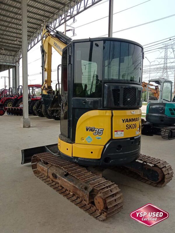 รถขุดมือสอง YANMAR ViO35 ตู้แอร์ ชั่วโมงน้อย ผ่อนได้ ประกันศูนย์ [No.SK09] - Image 5