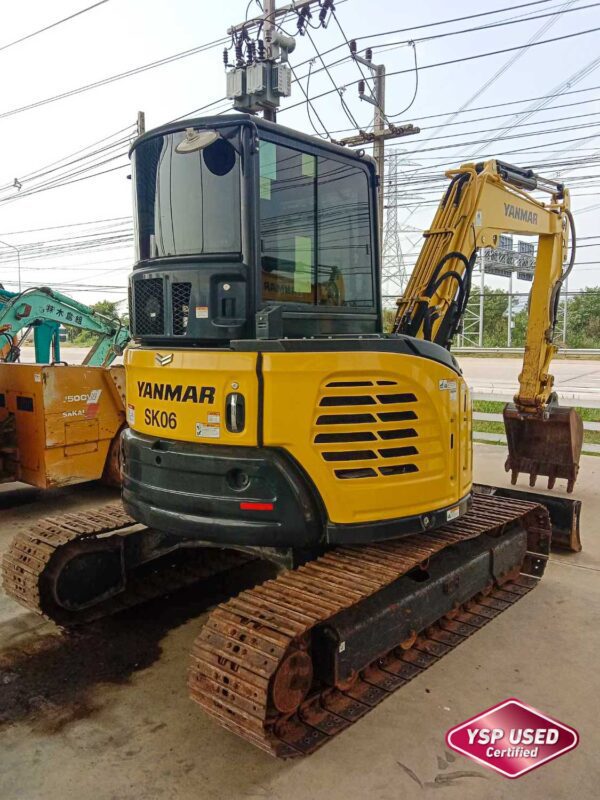 รถขุดมือสอง YANMAR ViO55 ชั่วโมงน้อย ผ่อนได้ ประกันศูนย์ [No.SK06] - Image 3