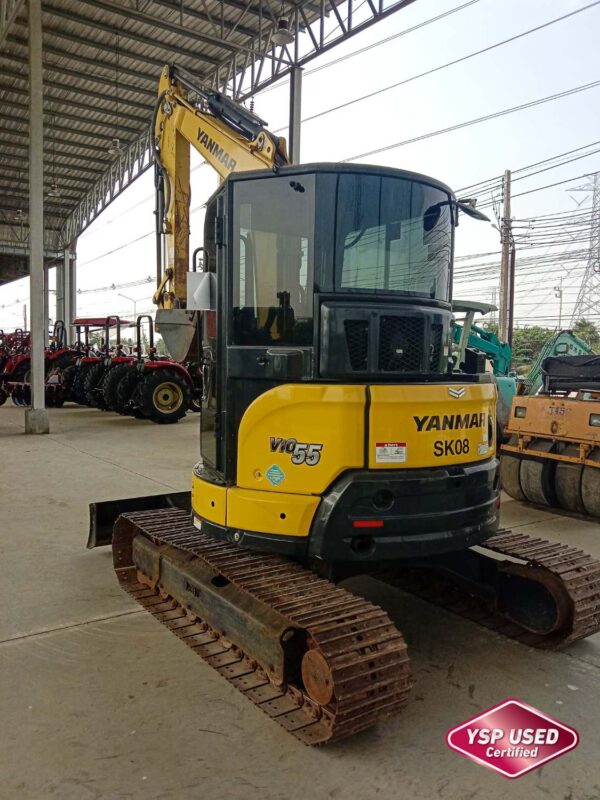 รถขุดมือสอง YANMAR ViO55 ชั่วโมงน้อย ผ่อนได้ ประกันศูนย์ [No.SK08] - Image 5