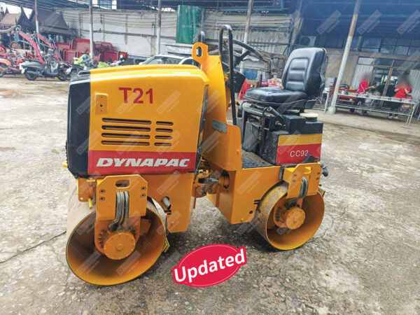 รถบดถนนเอวอ่อน DYNAPAC รุ่น CC92 ขนาด 1.44 ตัน [No.T21]